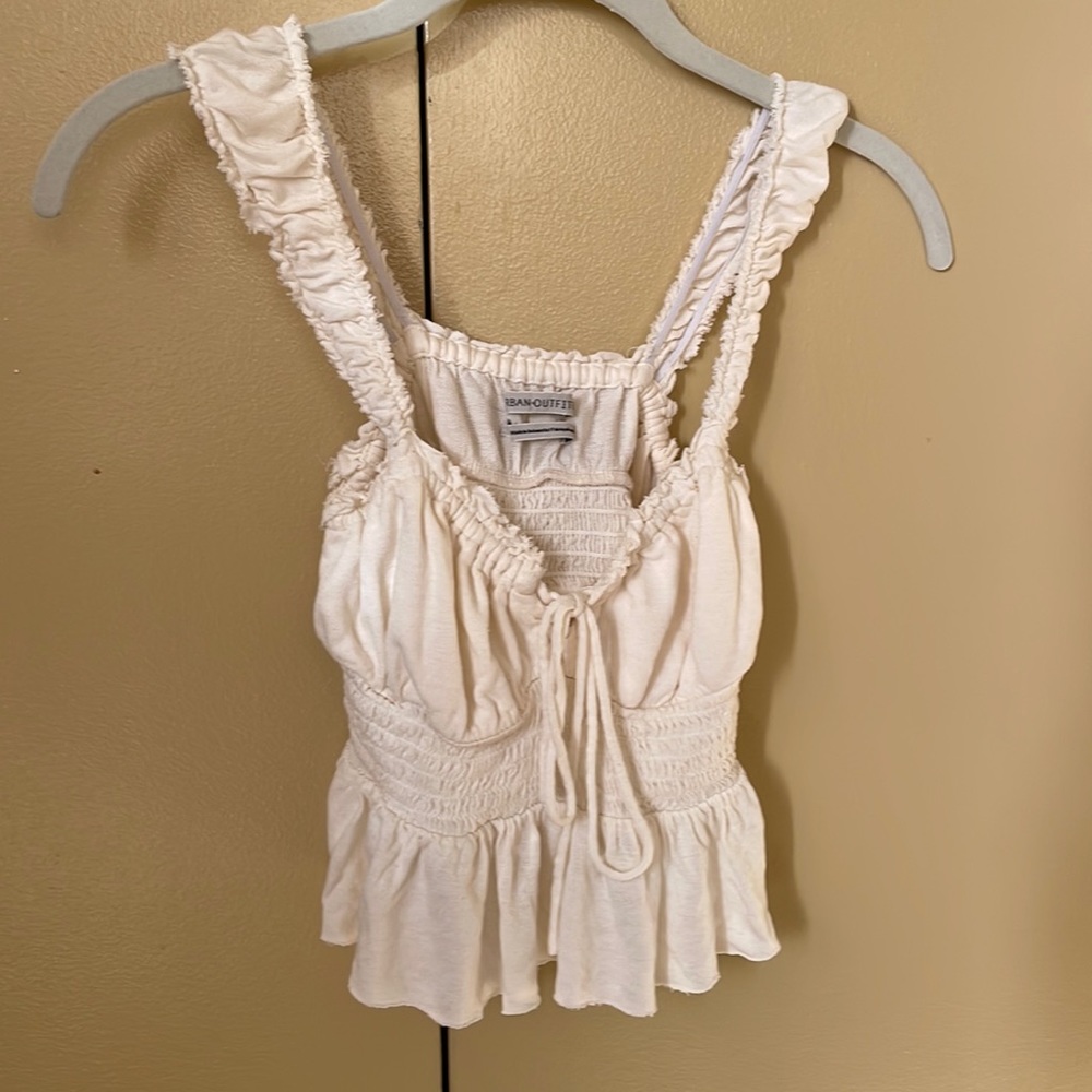 Urban outfitter cream crop top size small